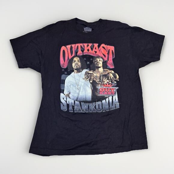 Outkast Stankonia T-Shirt XL Black Rap Tee Big Boi Andre 3000 Hip Hop - Picture 1 of 4
